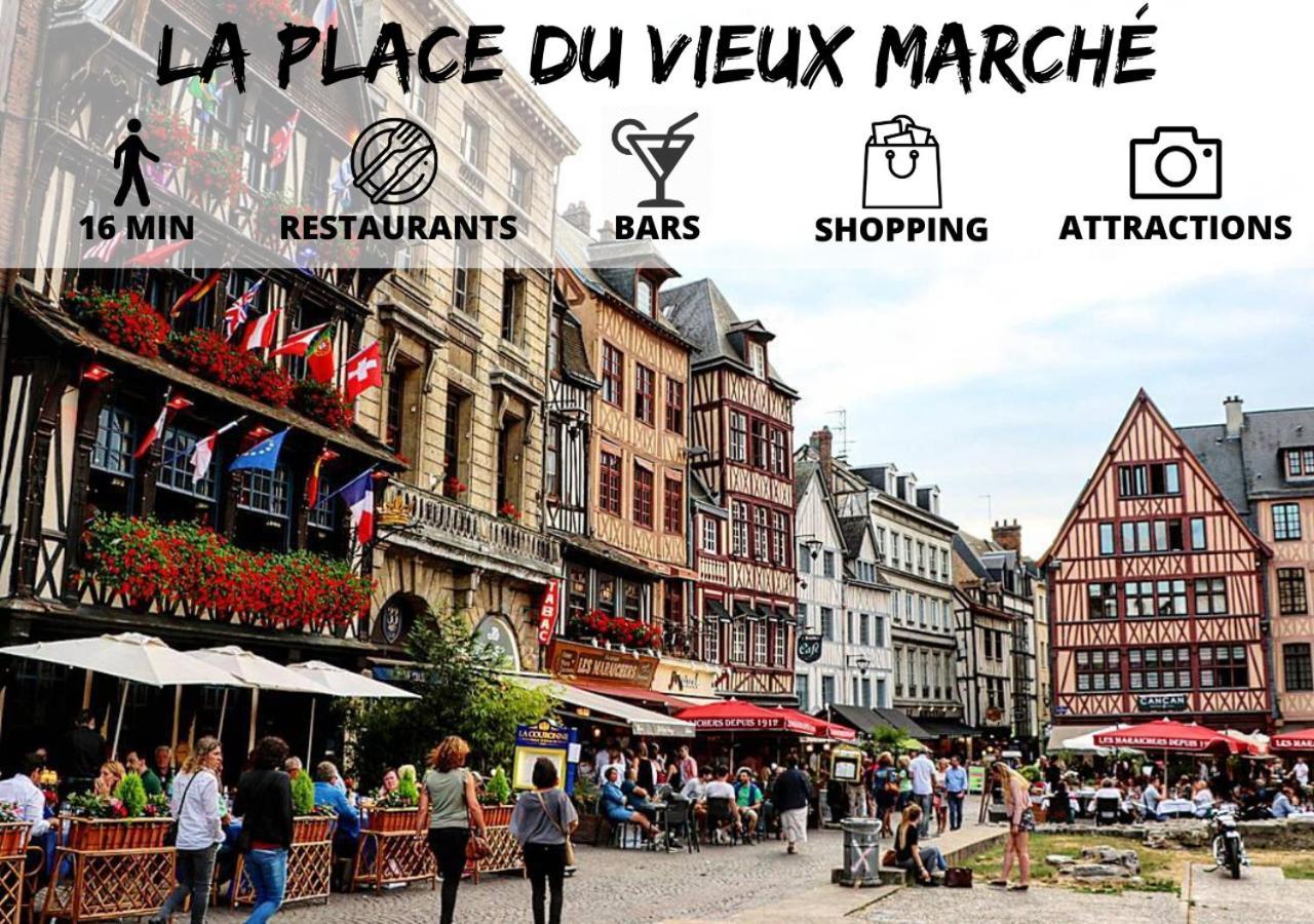 Apartmán Cosy'Appart - Le Tiny Rouen Exteriér fotografie